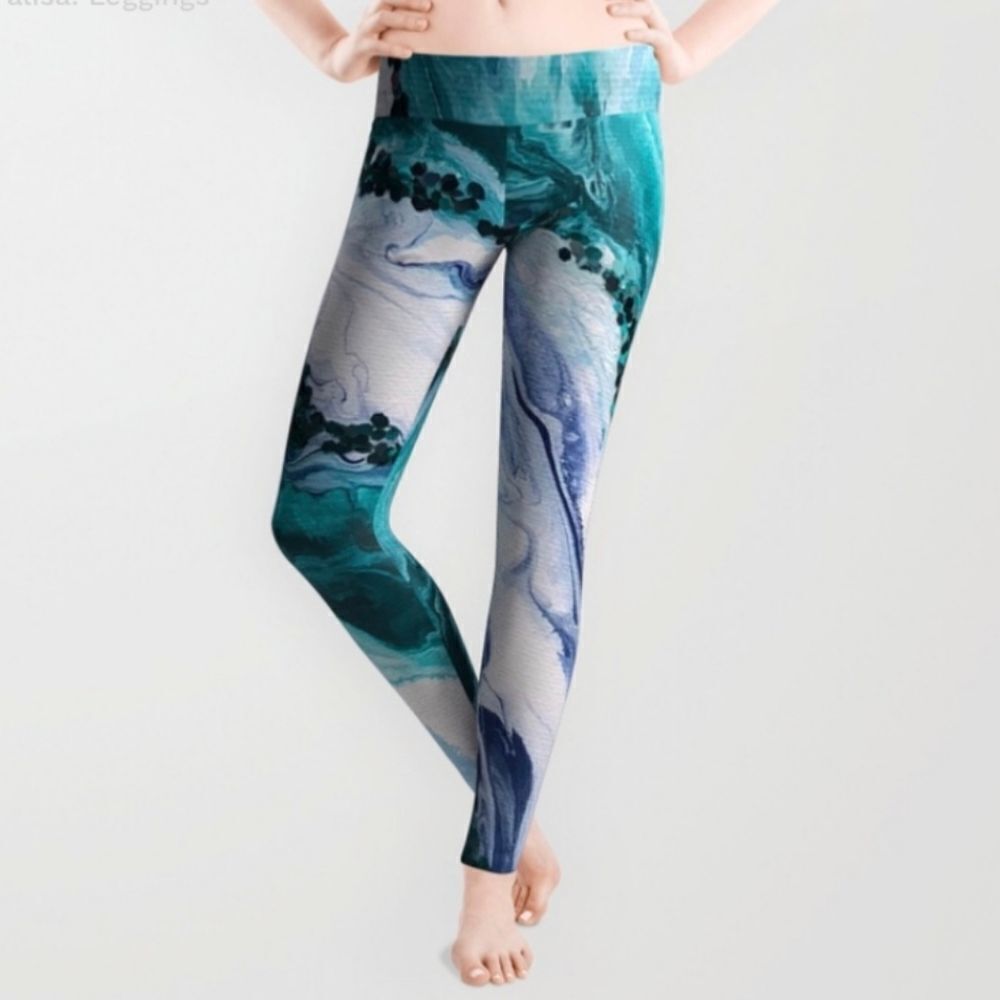 NEW KAMI LAND DESIGN Alisa art to wear yoga pants S